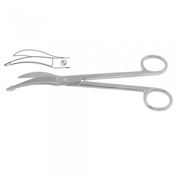 Waldmann Nasal Scissor One Toothed Cutting Edge Stainless Steel, 18 cm - 7"